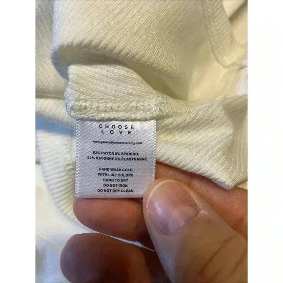 Generation Love Women's Sienna Crystal Trim Top XLARGE White‎ Cropped Clubwear - Picture 7 of 8